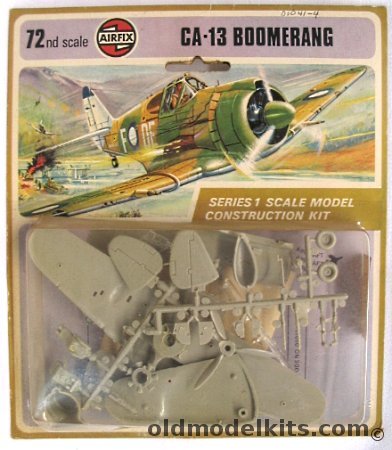 Airfix 1/72 CA-13 Boomerang Australian Fighter -  Blister Pack, 01041-0 plastic model kit
